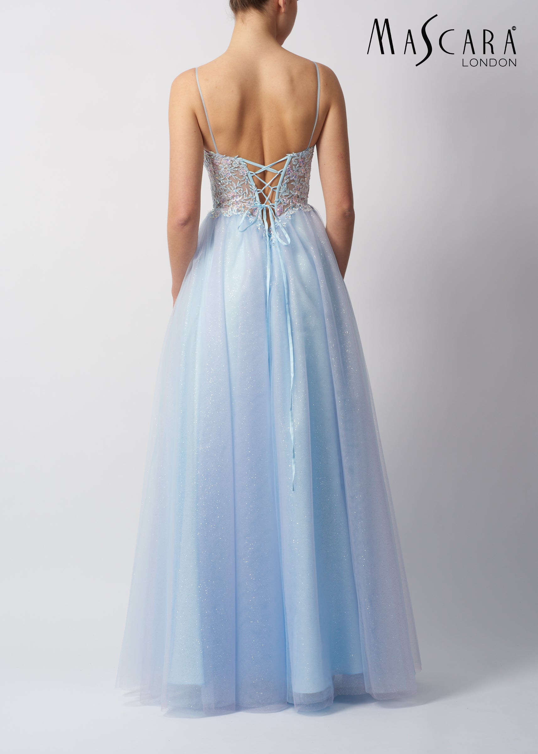 Mascara MC11514 embellished tulle Pink/Blue