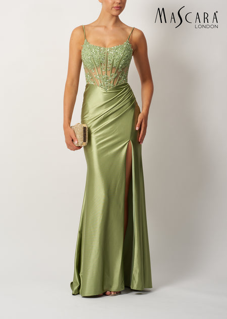 Masacra MC11523 Emb tulle LEMON