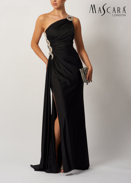 Mascara MC119532 Grecian Gown `Jersey BLACK