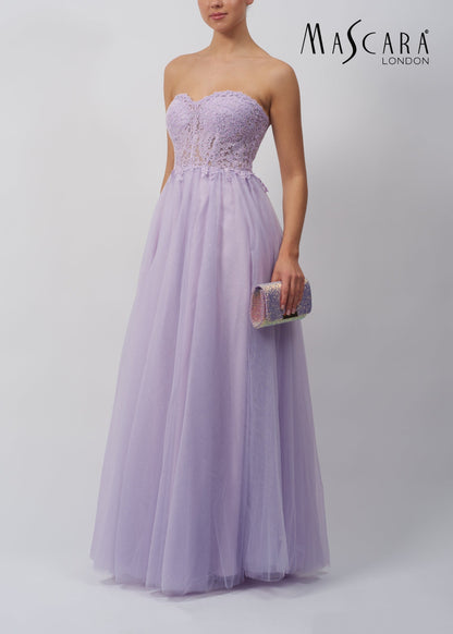 Macara MC12113 sweetheart tulle Lavender