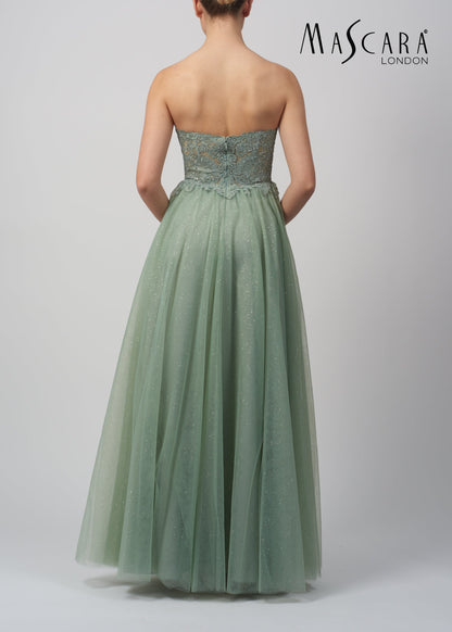 Macara MC12113 sweetheart tulle Baby Blue