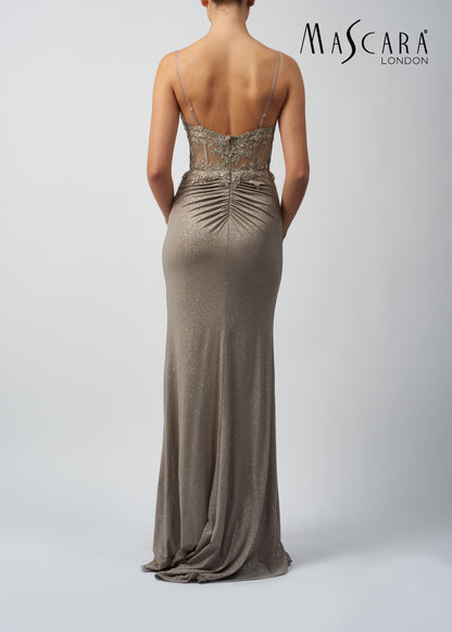 MASCARA MC123213 lace embellished jersey