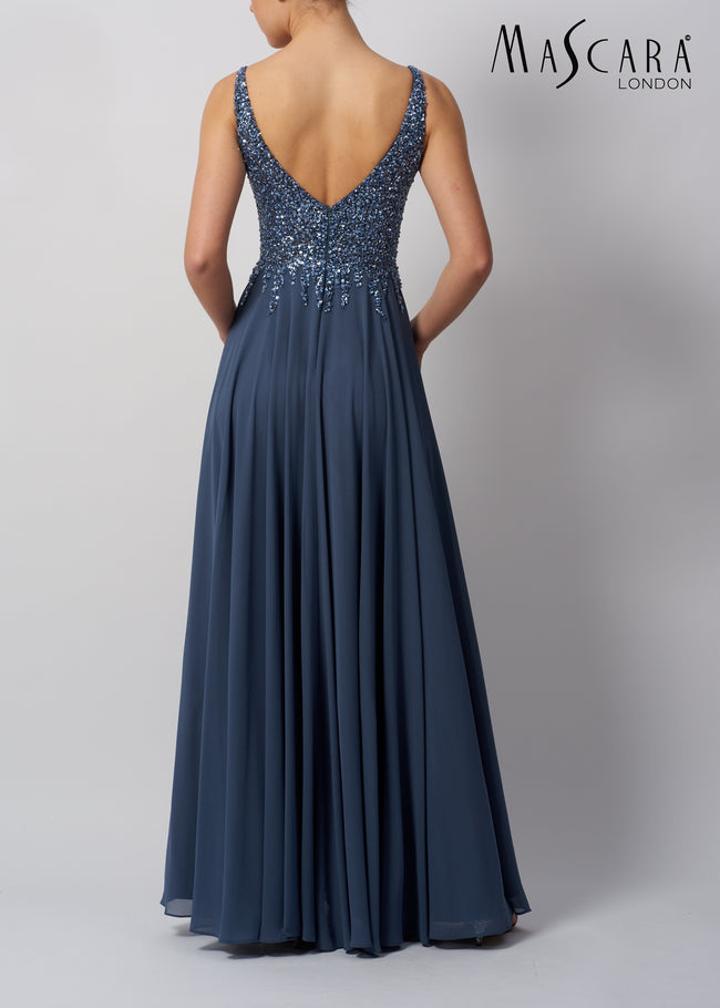 Mascara MC129515 Chiffon Dress OCEAN