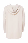 Naya NAS25291 Hooded top with wrap over neckline with side vent