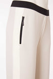 Naya NAS25293Pull up trouser with contrast panel at side seam and zip pocket