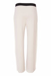 Naya NAS25293Pull up trouser with contrast panel at side seam and zip pocket