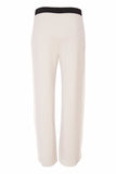 Naya NAS25293Pull up trouser with contrast panel at side seam and zip pocket