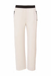 Naya NAS25293Pull up trouser with contrast panel at side seam and zip pocket