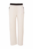 Naya NAS25293Pull up trouser with contrast panel at side seam and zip pocket