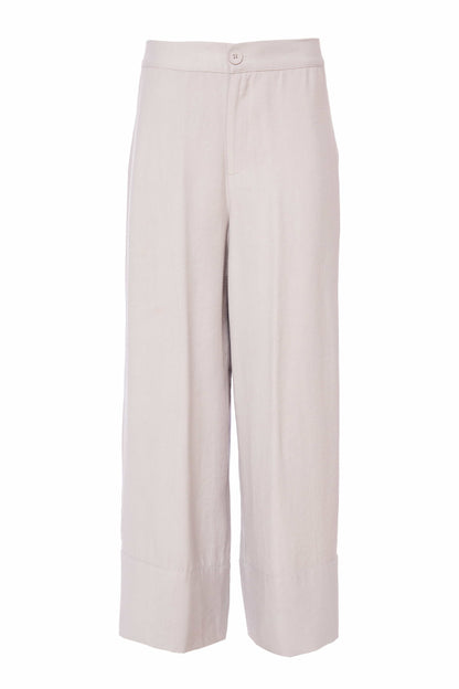 Naya NAS25307 Wide leg trouser with band at hem