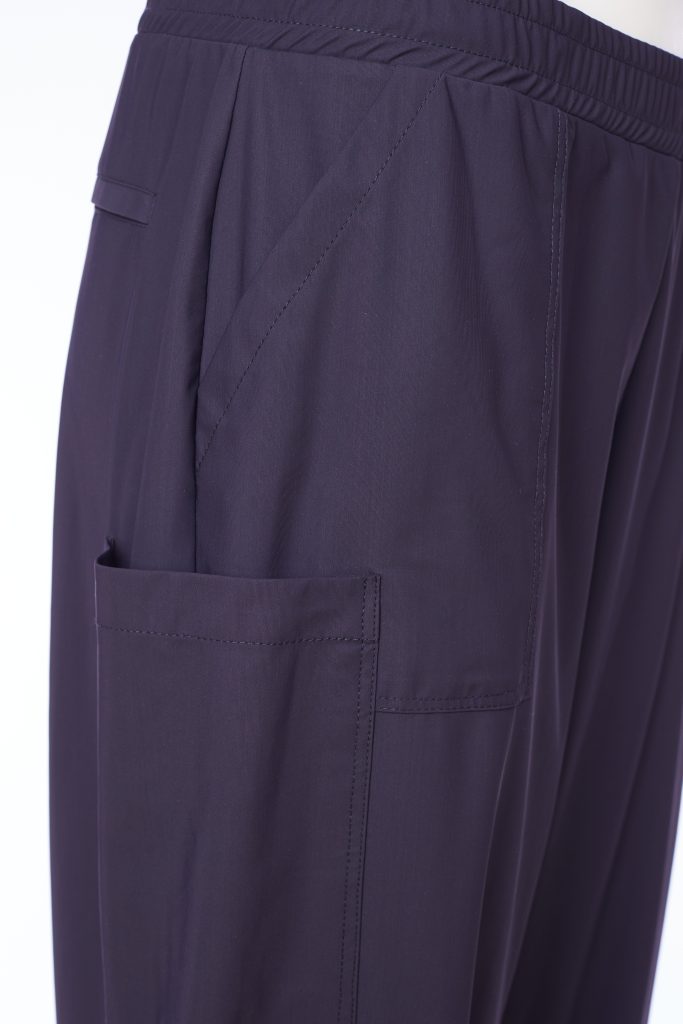 NAYA 26109 Pull Up Slim Leg Trouser With Patch Pocket