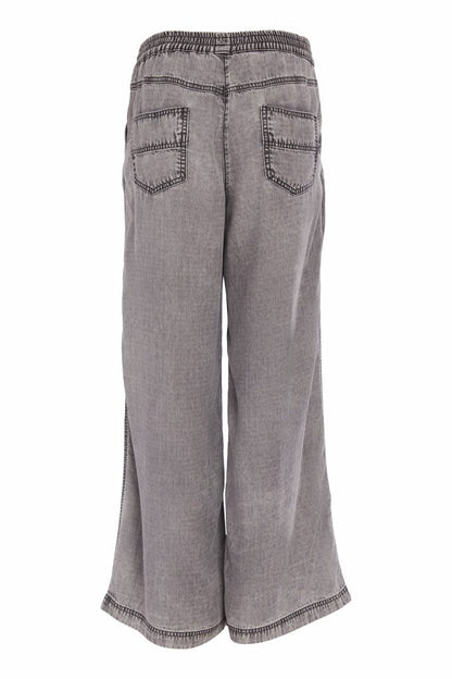 Naya 26137 Wide Leg Tencel Pull Up Trouser