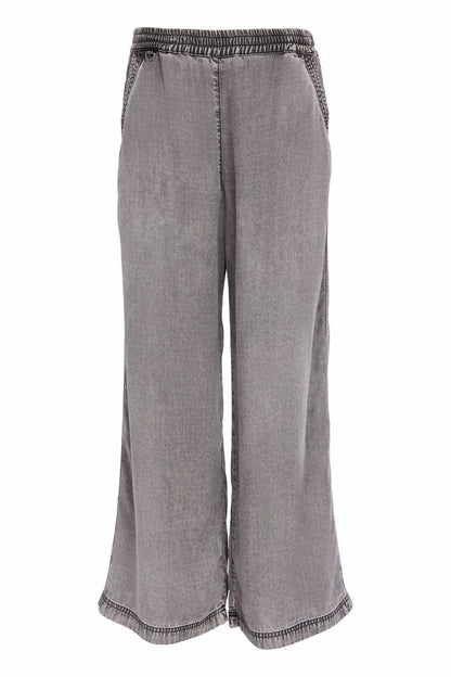 Naya 26137 Wide Leg Tencel Pull Up Trouser