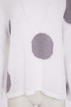 Naya 26142 Spot Print Round Neck Organic Knit