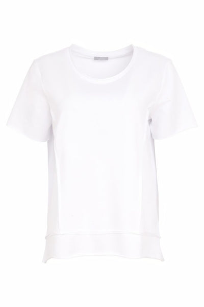 NAYA 26185 Short Sleeve T-Shirt With Raw Seam Detail