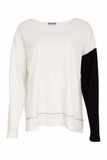 NAYA 26228 Sweatshirt With Colour Block Sleeve