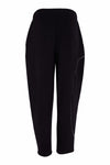 NAYA 26229 Pull Up Trouser With Contrast Curved Panel At Hem