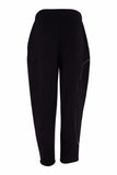 NAYA 26229 Pull Up Trouser With Contrast Curved Panel At Hem
