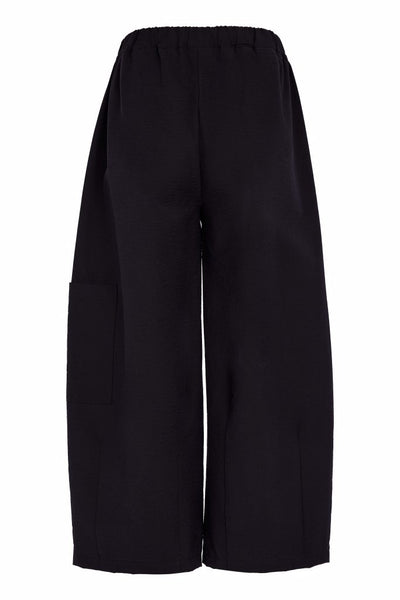 NAYA 26260 Balloon Shape Trouser With Side Pocket Black
