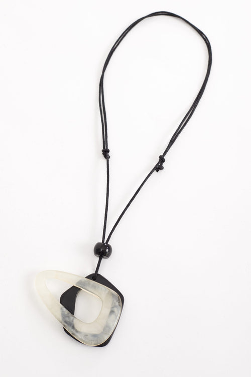 NAYA NAW23258 Necklace with abstract trim