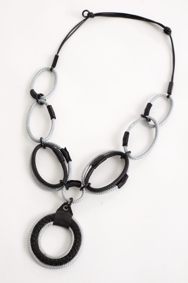 NAYA NAW23279 Braid Large Loop Necklace