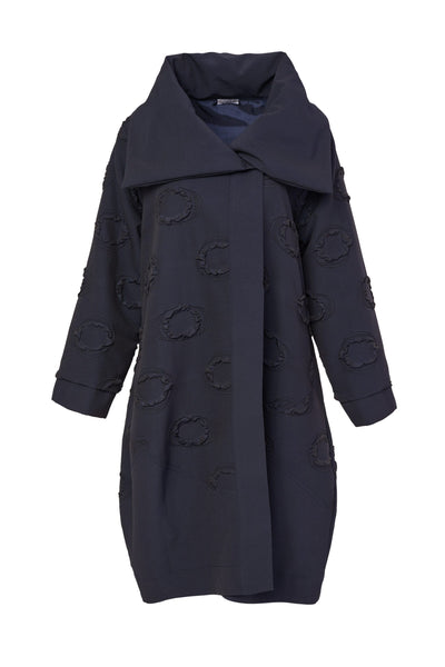 NAYA NAW23296 Shawl Collar coat