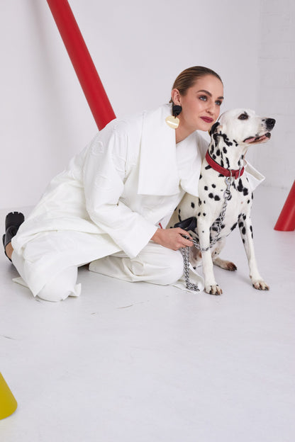NAYA NAW23296 Shawl Collar coat