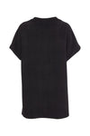 NAYA 255 Knit Button Top Black