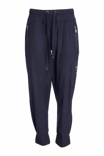 NAYA 25102 Cuff drawstring Trouser COCOA