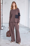 NAYA 25132 Sweatshirt with contrast pocket detail