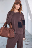 NAYA 25132 Sweatshirt with contrast pocket detail