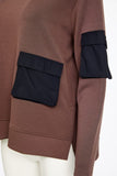 NAYA 25132 Sweatshirt with contrast pocket detail