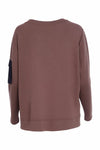 NAYA 25132 Sweatshirt with contrast pocket detail