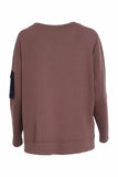NAYA 25132 Sweatshirt with contrast pocket detail