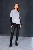 NAYA 25167  High neck top Silver