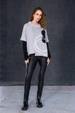 NAYA 25167  High neck top Silver
