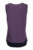 NAYA 25168 contrast hem vest