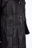 NAYA 201 Hooded coat with ribbed collar
