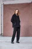 NAYA 25139 Tab detail Trouser Black