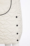NAYA 2509 Padded long line gilet with contrast zips and trims