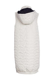 NAYA 2509 Padded long line gilet with contrast zips and trims