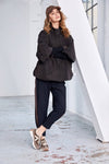NAYA 25120 contrast panel slim Trouser