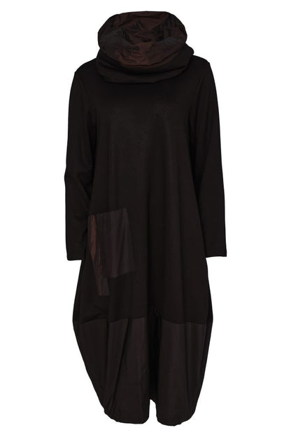 Naya NAW26164 Dress With Metal Sections And Neckpiece