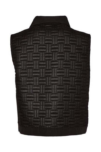 Naya NAW26179 Quilted Waistcoat With Pocket And D Ring Trim