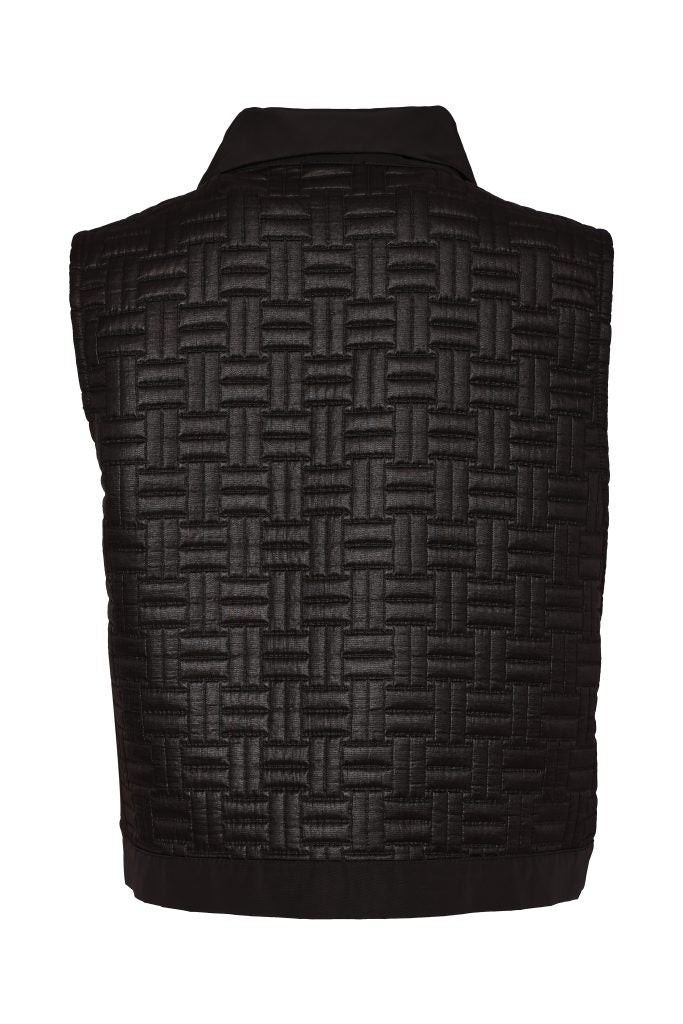 Naya NAW26179 Quilted Waistcoat With Pocket And D Ring Trim