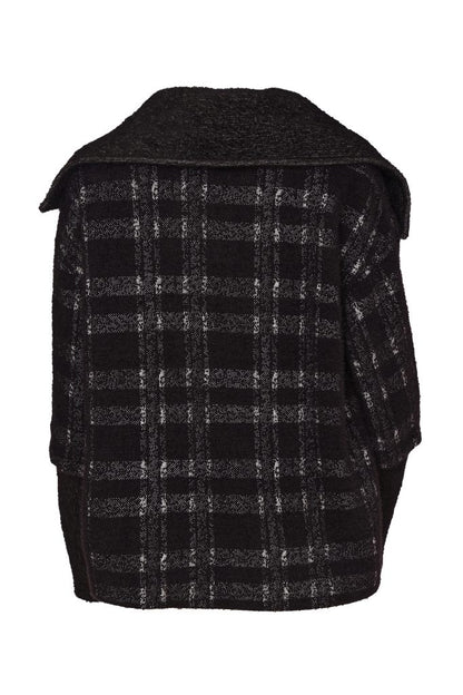 Naya NAW26221 Check Jacket With Contrast Pocket And Cuff Detail