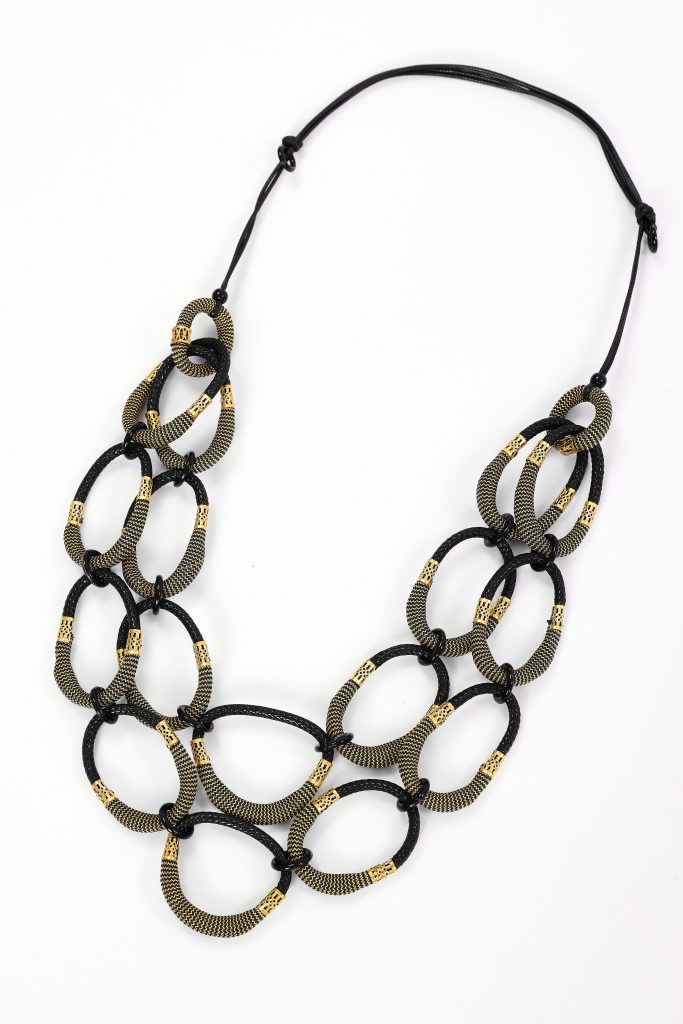 Naya NAW26340 Large Colour Loop Necklace With Disc