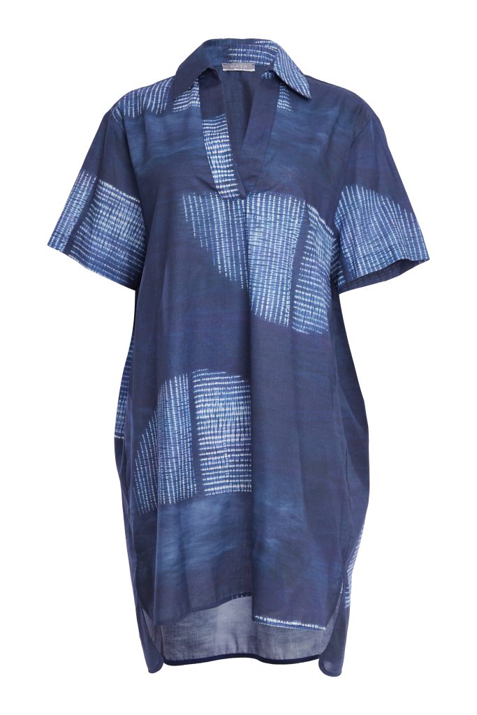 NAYA NPA26278 Semi circle print long shirt