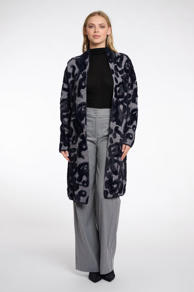 Rino & Pelle Negien Grey Black leopard