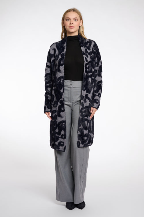 Rino & Pelle Negien Grey Black leopard